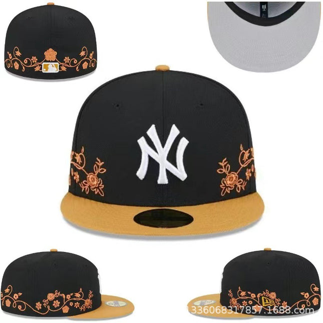 Unisex Full-Seal Flat-Brim Baseball Cap
