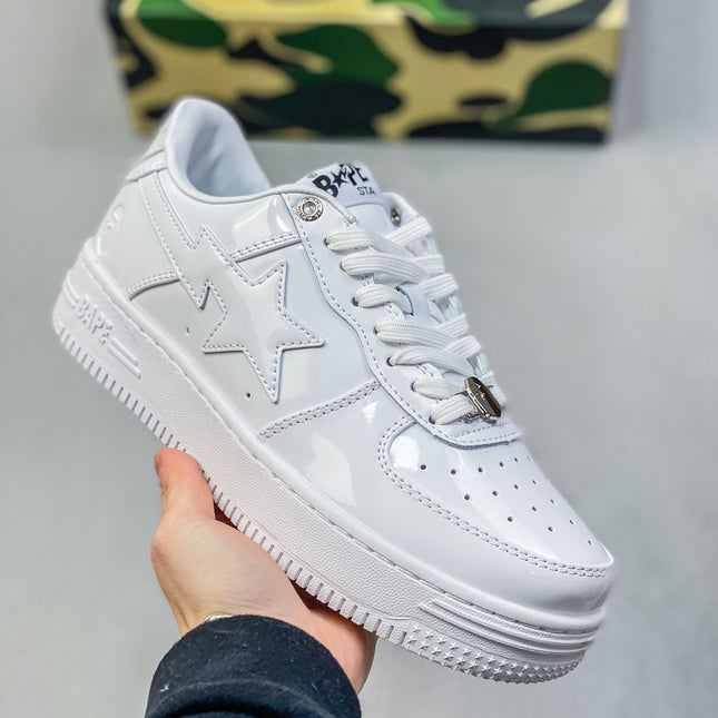 BAPE Patent Casual Shoes Sneakers