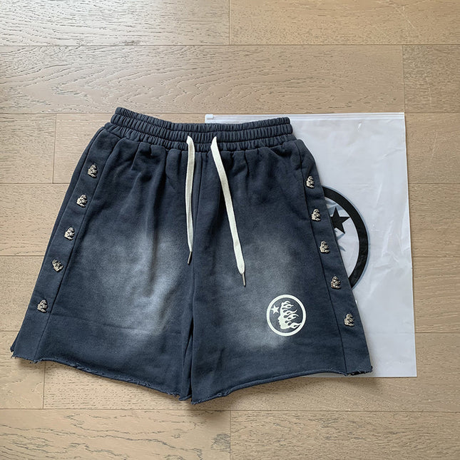 Saint Vintage shorts, cropped pants, high street baggy trousers