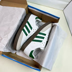 White and green