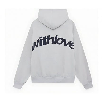 Cross-border angel big letter print hooded hoodie, hip-hop hoodie jacket, American vintage long-sleeve sweatshirt for men and women