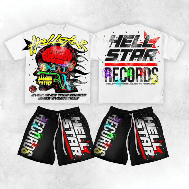 Crew Neck T-Shirt & Shorts Set