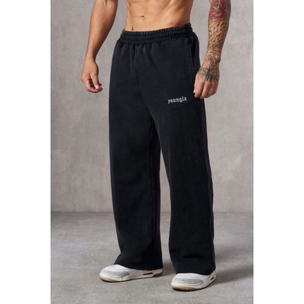 Cross-border new men's sweatpants men's jogging fitness embroidery straight casual trousers casual versatile sweatpants men