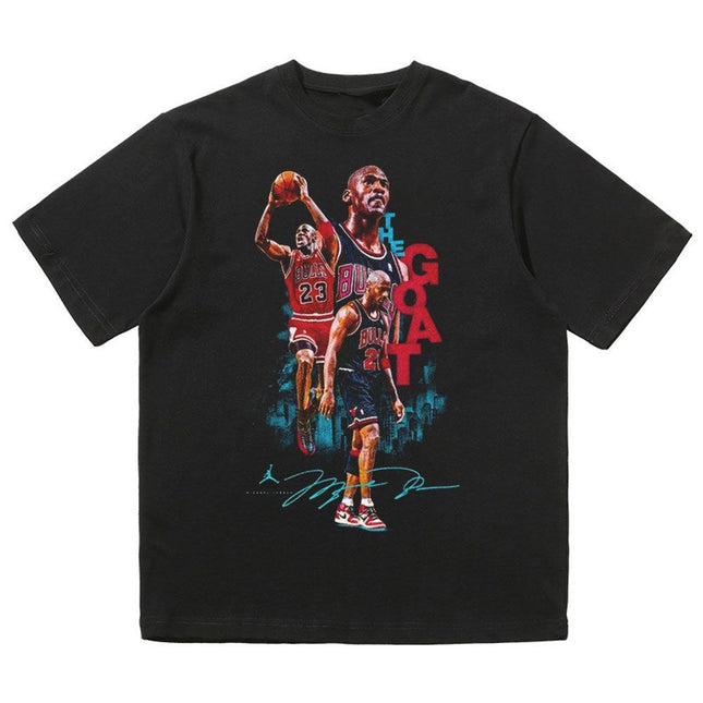 NBA Star Retro T-Shirt - Curry Kobe Morant Rose
