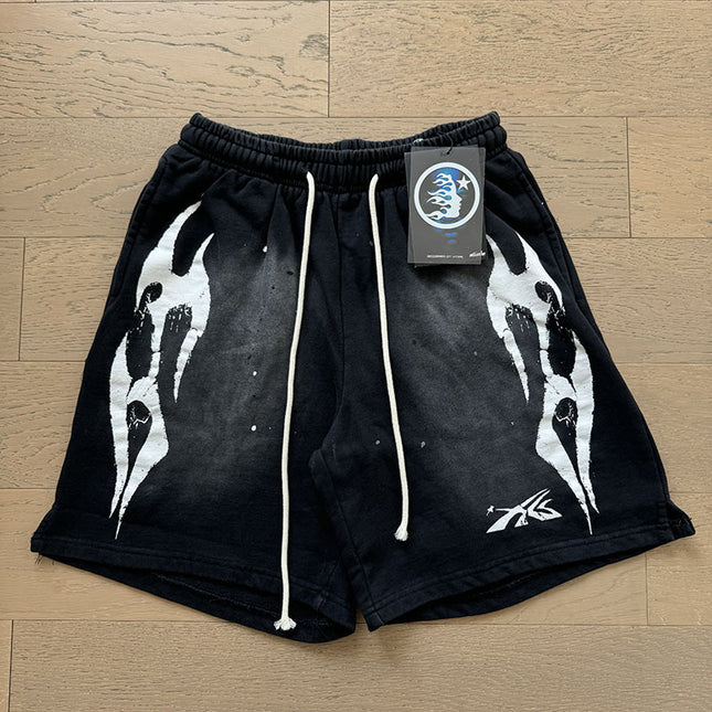 Saint Vintage shorts, cropped pants, high street baggy trousers