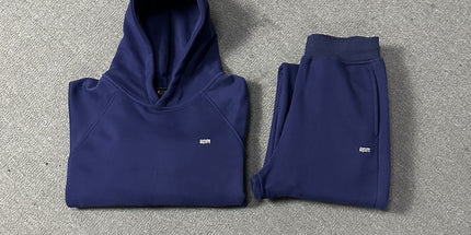 6PM Drill American Street Hip Hop Velvet Pullover Hooded Sweatshirt Long Sweatpants Men's Trendy Tracksuit Jacket
