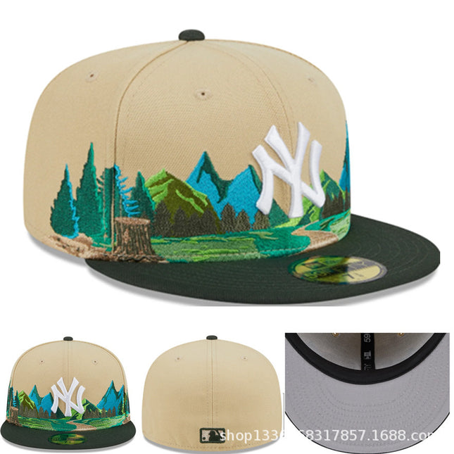 Unisex Full-Seal Flat-Brim Baseball Cap