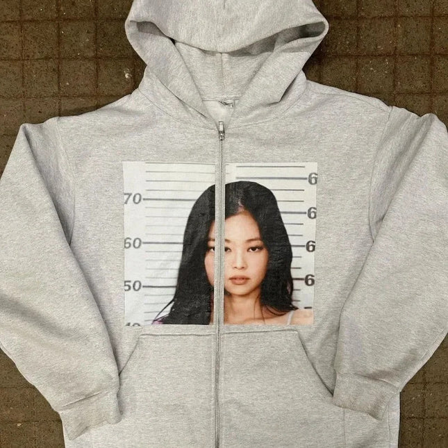 Y2K sweatshirt Harajuku jacket gothic style for men and women