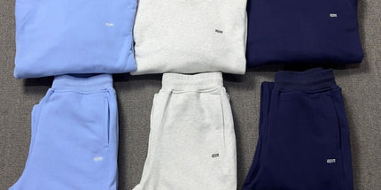 6PM Drill American Street Hip Hop Velvet Pullover Hooded Sweatshirt Long Sweatpants Men's Trendy Tracksuit Jacket