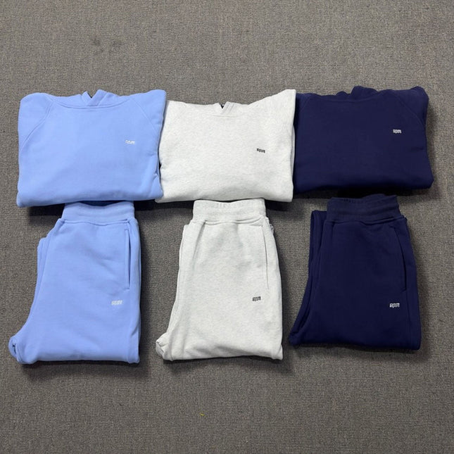 6PM Drill American Street Hip Hop Velvet Pullover Hooded Sweatshirt Long Sweatpants Men's Trendy Tracksuit Jacket
