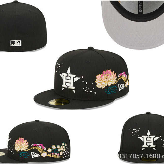 Unisex Full-Seal Flat-Brim Baseball Cap