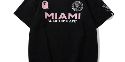 Short sleeve ape crew neck T-shirt