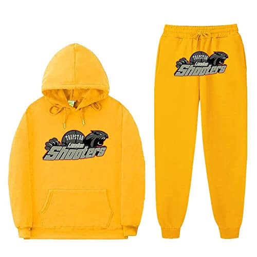 Unisex Trendy Hooded Fleece Sweatshirt Sports Suit