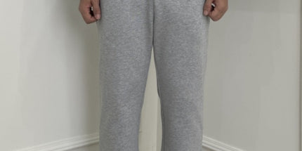 Unisex Slim Bootcut Black Casual Commuter Pants