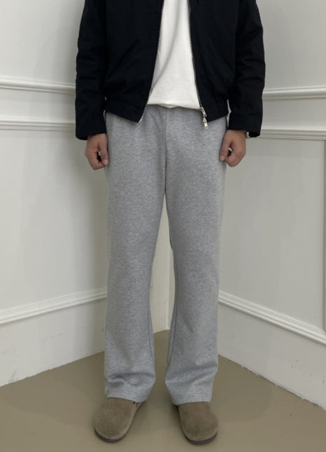 Unisex Slim Bootcut Black Casual Commuter Pants