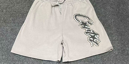 corteiz street embroidery zipper vest Alcatraz shorts new set