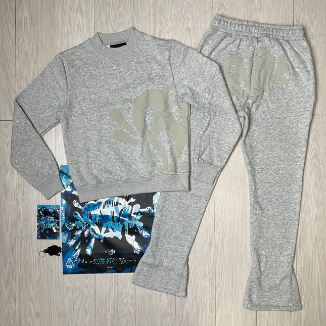 High Quality Syna Hip Hop Foam Print T-Shirt Set