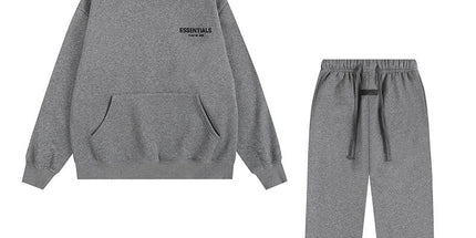 ESSENTIALS fleece Hooded Set