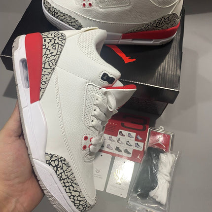 Factory cross-border AJ3 men's and women's basketball shoes, Joe 3, Fujiwara Hiroshi, white cement, black samurai, North Carolina blue sneakers, non-slip