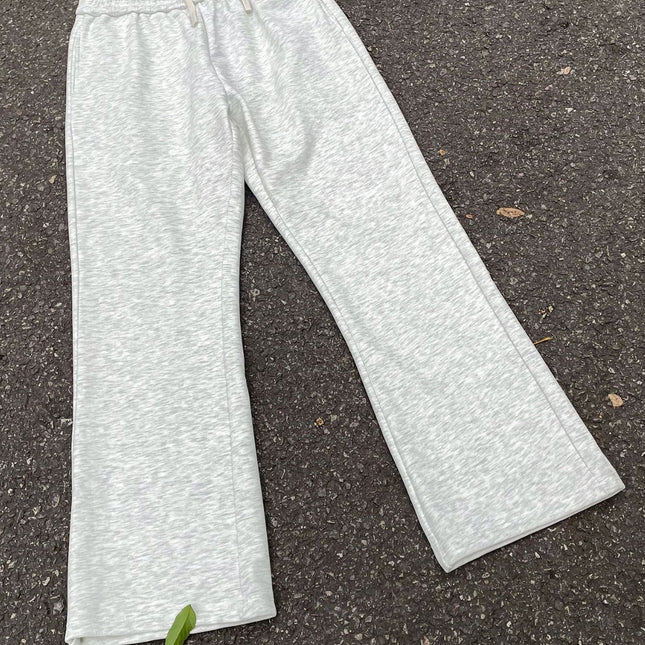 Unisex Slim Bootcut Black Casual Commuter Pants
