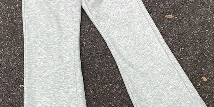 Unisex Slim Bootcut Black Casual Commuter Pants