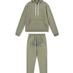01 Military green suit with accessories