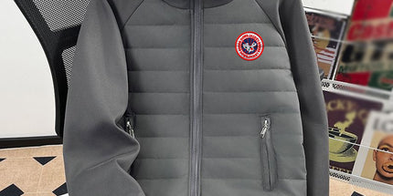 hooded warm and thickened jacket for men