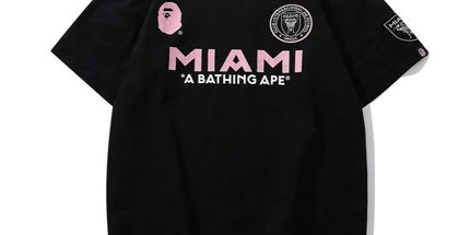 Short sleeve ape crew neck T-shirt