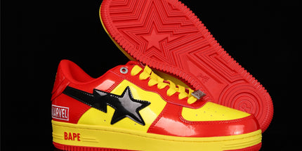 BAPE Patent Casual Shoes Sneakers