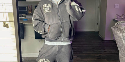 Y2K hip hop streetwear loose men's and women's fits