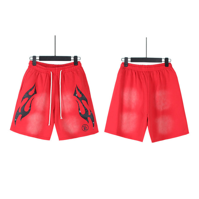 Saint Vintage shorts, cropped pants, high street baggy trousers