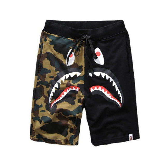 Japanese Shark Head Casual Quick-Dry Beach Shorts