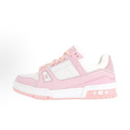 L8 Empty Rubber Trendy Shoes - White, Pink, and White