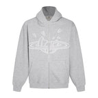 Light gray sweatshirt cotton