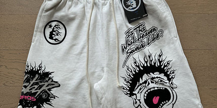 Saint Vintage shorts, cropped pants, high street baggy trousers