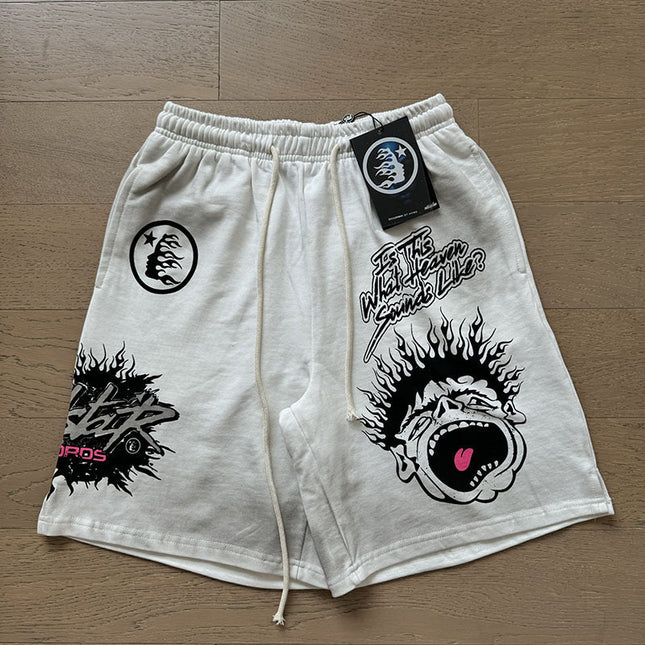 Saint Vintage shorts, cropped pants, high street baggy trousers