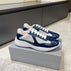 37 / Style 4: Dark blue lacquered gray mesh