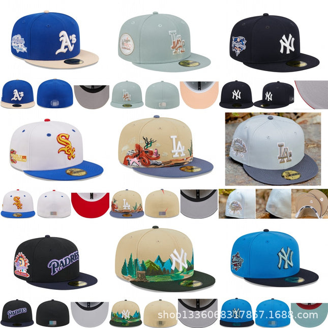 Unisex Full-Seal Flat-Brim Baseball Cap