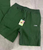 corteiz street embroidery zipper vest Alcatraz shorts new set