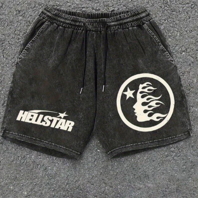 Saint Vintage shorts, cropped pants, high street baggy trousers