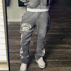 Gray trousers