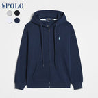 Zippered navy blue label