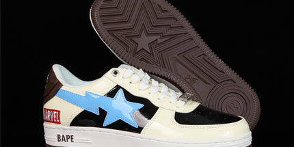 BAPE Patent Casual Shoes Sneakers