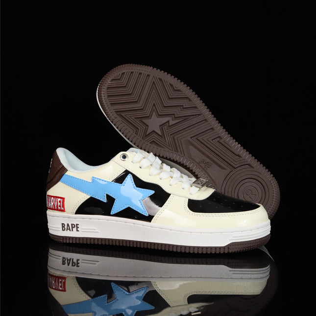 BAPE Patent Casual Shoes Sneakers