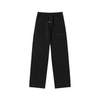 Straight pants black