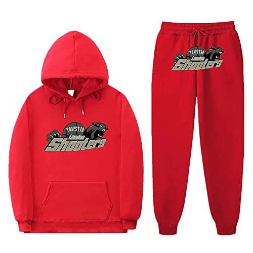 Unisex Trendy Hooded Fleece Sweatshirt Sports Suit
