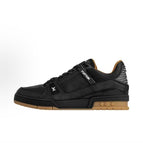 L8 Empty Rubber Trendy Shoes - Black Raw Rubber