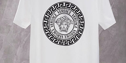 Men's Vintage Print 100% Cotton Crew Neck T-Shirt