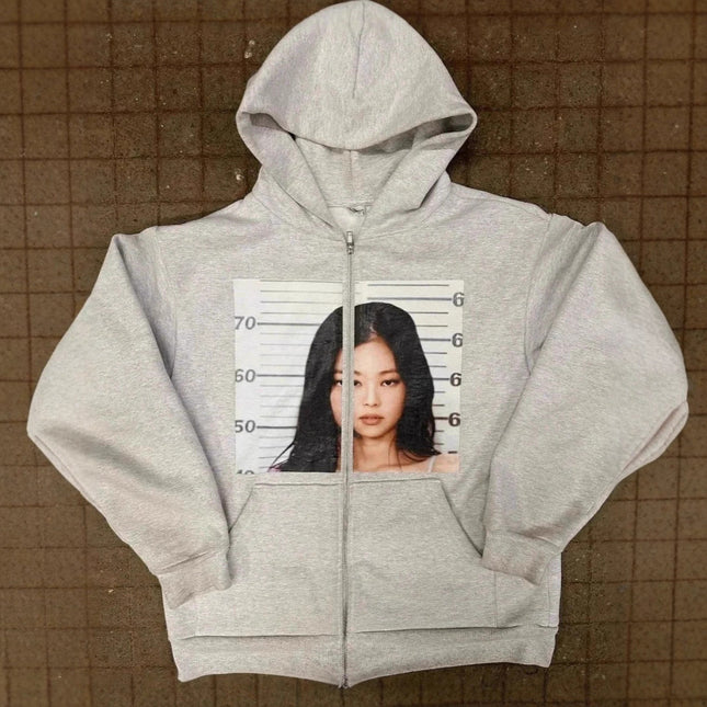 Y2K sweatshirt Harajuku jacket gothic style for men and women
