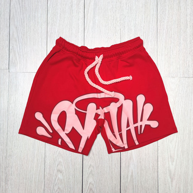 High Quality Syna Hip Hop Foam Print T-Shirt Set